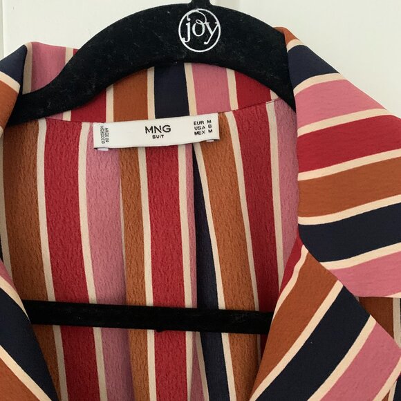 Cool Stripes Button Down Blouse - Picture 2 of 4